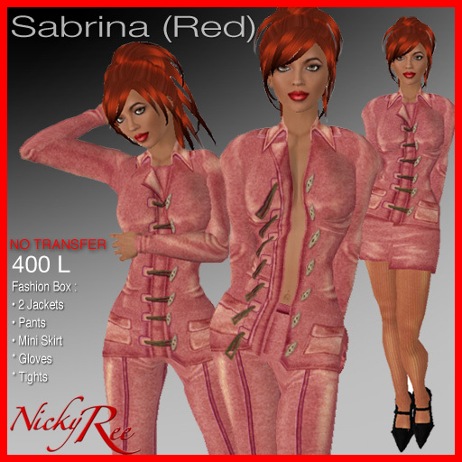 Nicky Ree Business Suits - Sabrina (Red)