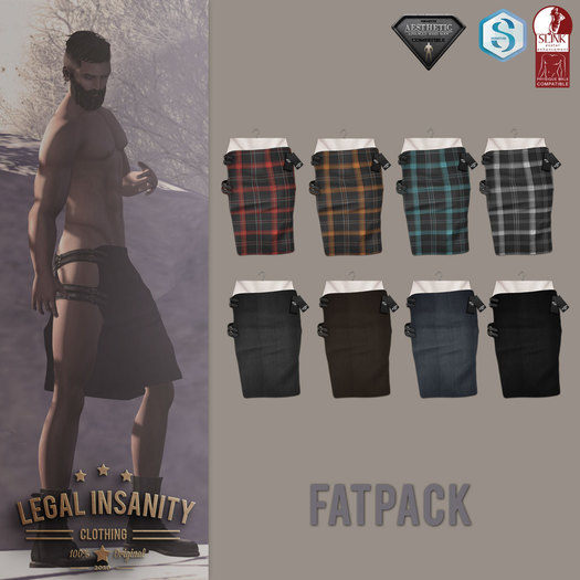 Legal Insanity - Ethan kilt FATPACK