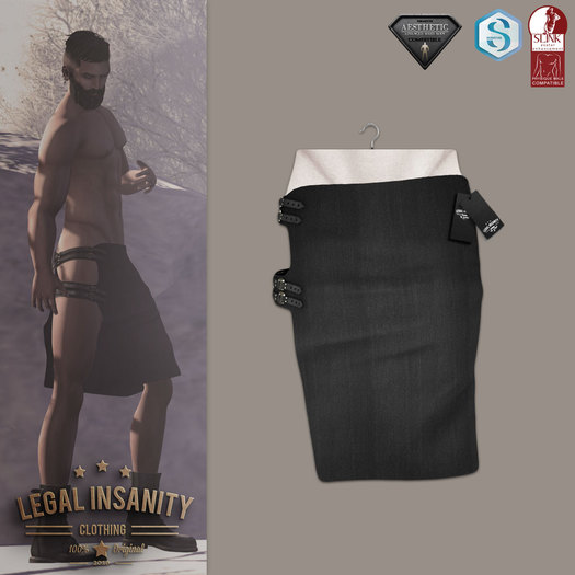 Legal Insanity - Ethan grey kilt