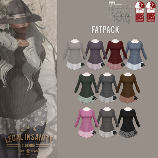 Legal Insanity - Reyna lace sweaters FATPACK