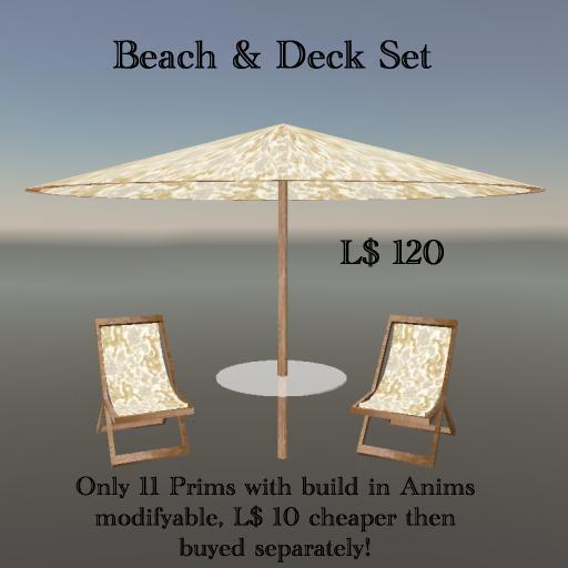 Beach and Patio/Deck Set - tagBeach