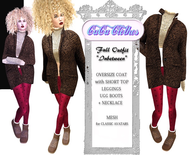 CuCu! Full Outfit "InBetweeN" brOwn