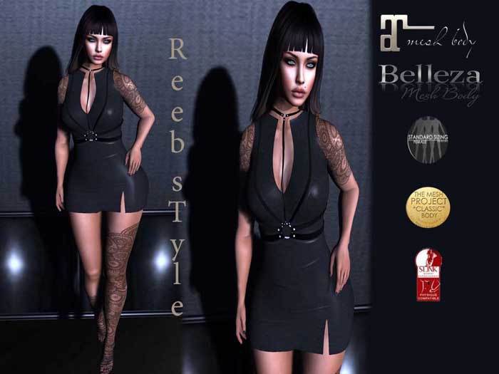 571-ReebsTyle Hilal Black Dress
