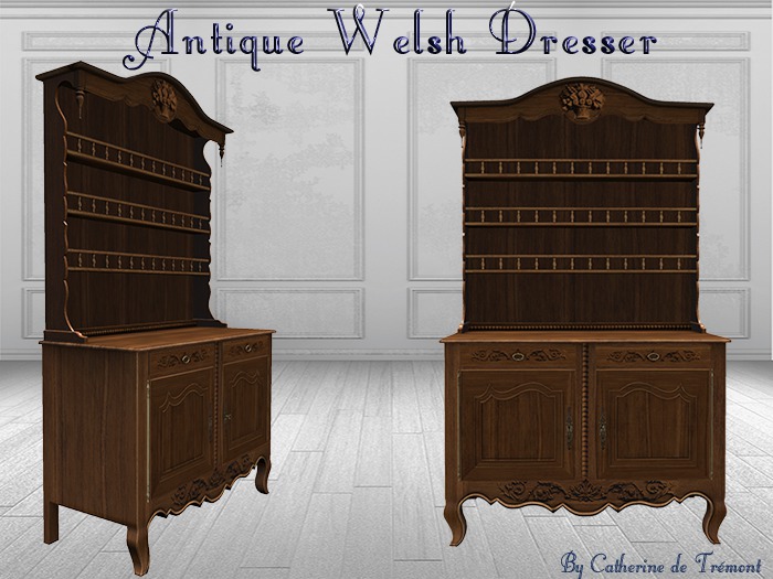 "CdT" Antique Welsh dresser