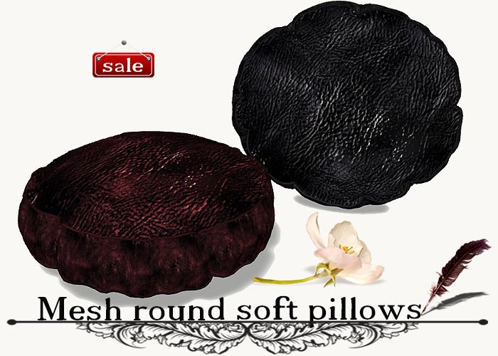 Mesh round soft pillows(modify&trasfert) v. 26