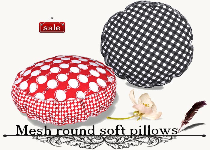 Mesh round soft pillows(modify&trasfert) v. 28