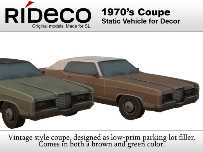 RiDECO - 1970's Coupe