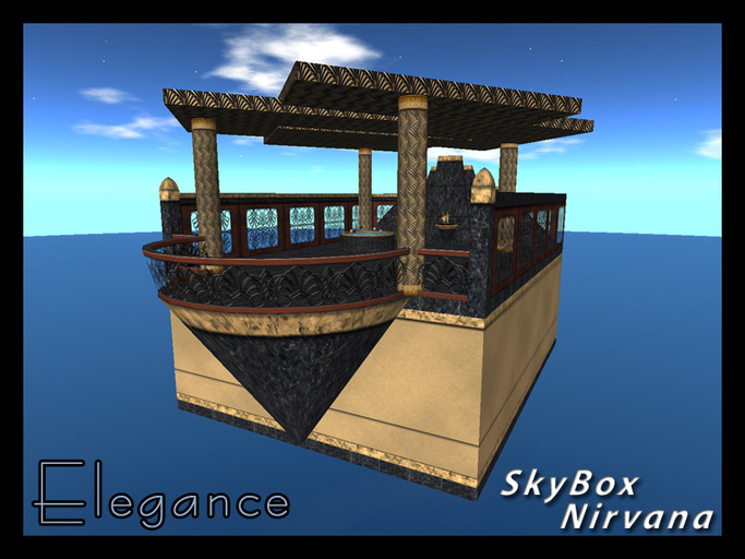 Elegance Art Deco Skybox - Low Prim