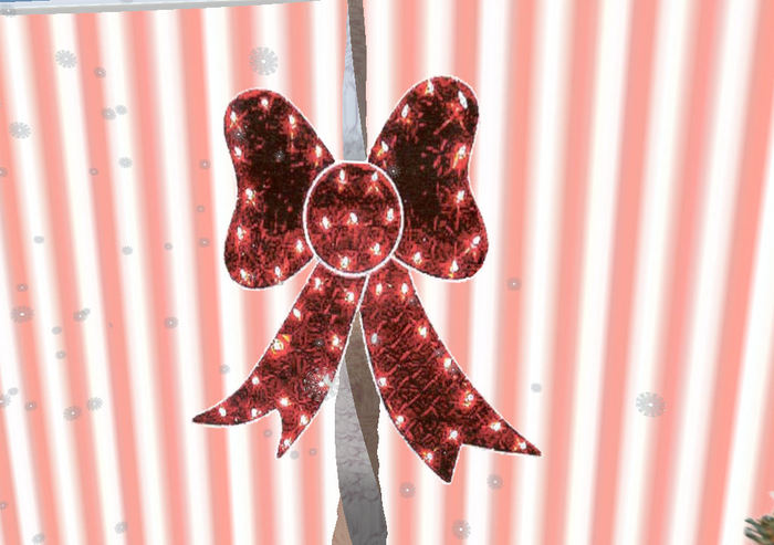 Christmas Bow Red *blinkin lights