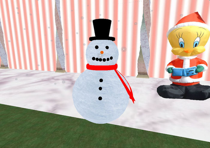 Snowman with flex scarf