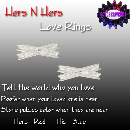 Love Rings Silver Female Set