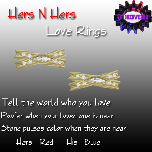 Love Rings Gold Female Set