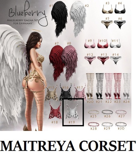 #19 Blueberry - Angelberry -Common- Corset - Pure -Maitreya-