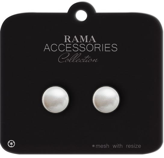 RAMA - Pearl Anna Earrings 'Black'