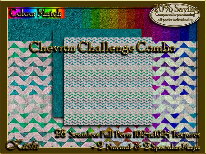 Chevron Challenge COMBO Textures