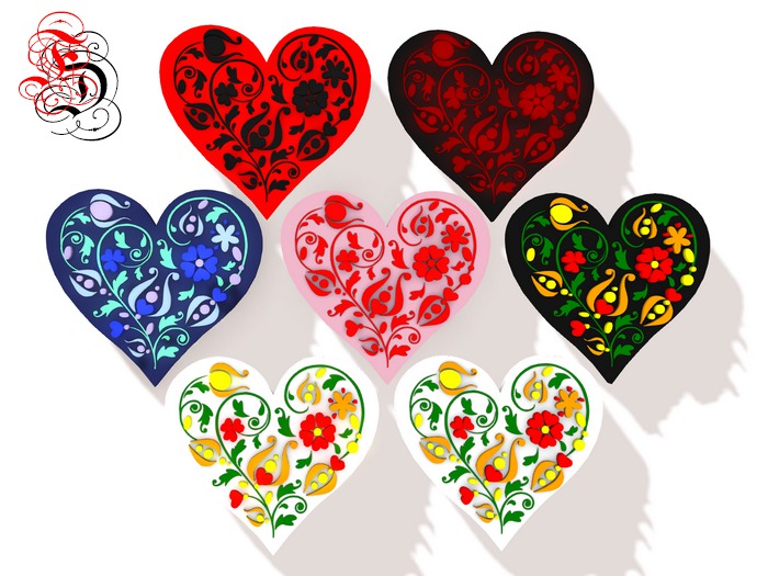 Frosensum ~ Valentine's Floral Heart