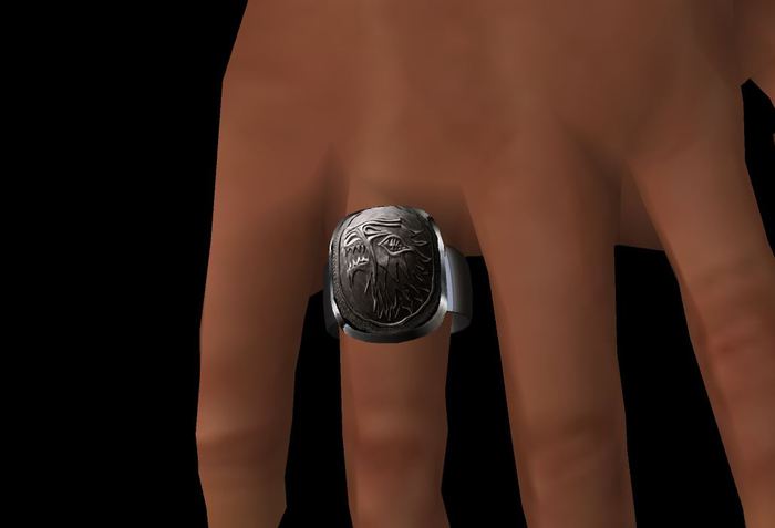 Men's Thrones Stark Shield  Ring