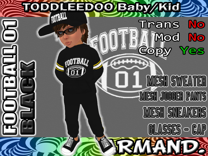 --ARMAND-- FOOTBALL 01 - BLACK