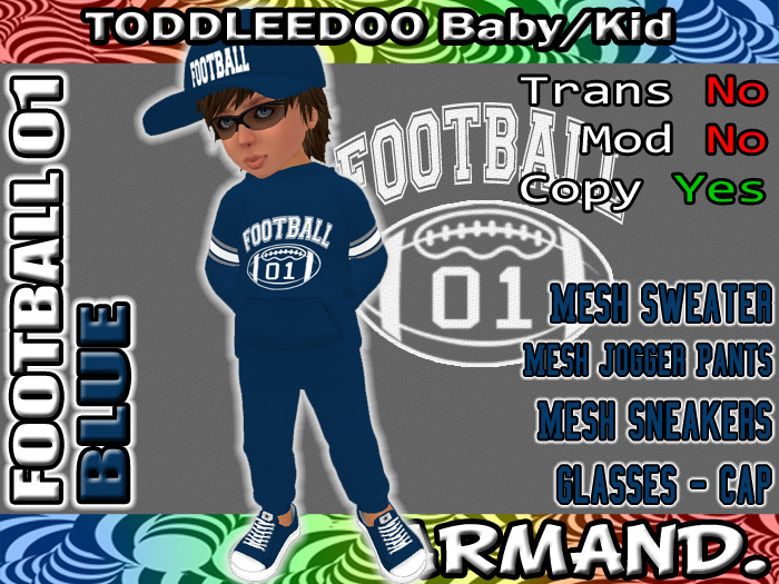 --ARMAND-- FOOTBALL 01 - BLUE