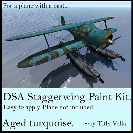 Paint Kit- DSA Staggerwing- Aged Turquoise- boxed