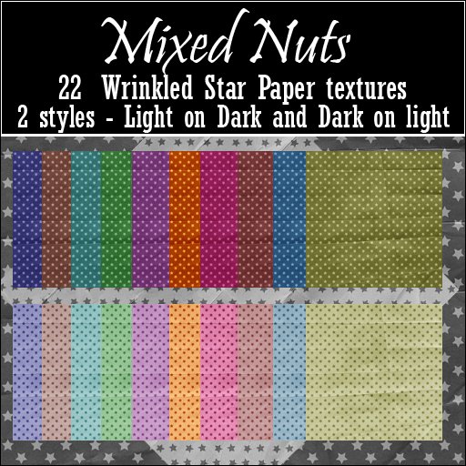 MN - Wrinkled Star Paper Textures
