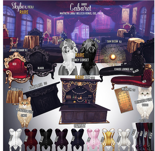 Birdy. Cabaret - Boots -Maitreya-Purple [box]