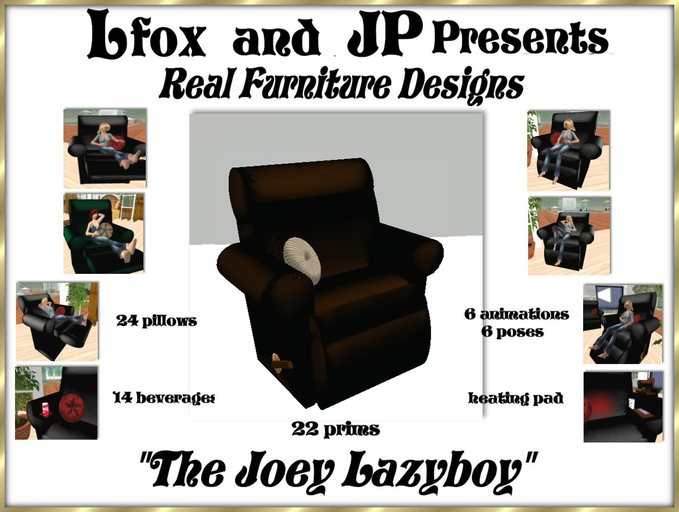 lfox and JP Real Lazyboy "The Joey" Walnut