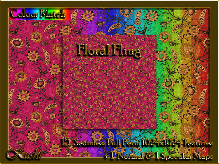 Floral Fling Textures 