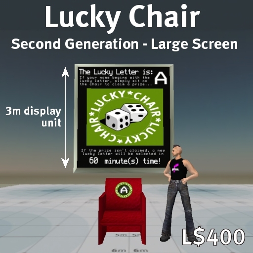 Lucky Chair (Large Screen Edn) - SUPPORT ORIGINAL CONTENT IN SL!