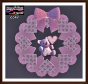 Valentines - Teddybear Wreath