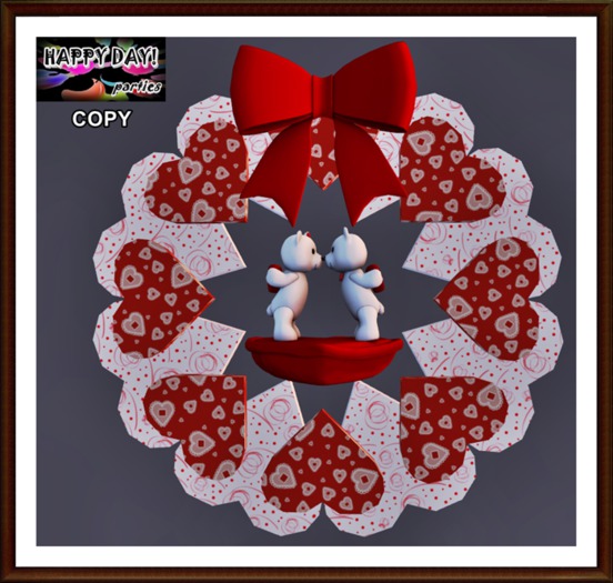 Valentines - Teddys Wreath