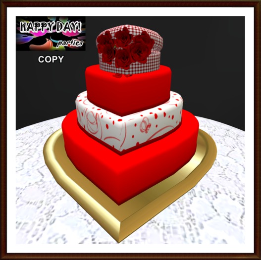 Valentines - Roses Cake