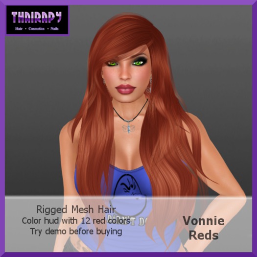tHAIRapy Vonnie Hair Reds - Wear