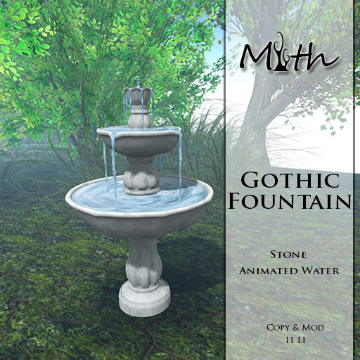 Myth - Gothic Fountain Marble