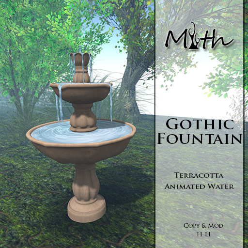 Myth - Gothic Fountain Terracotta