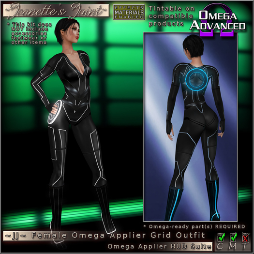 ~JJ~ Grid Outfit (Female Basic) for Omega Application