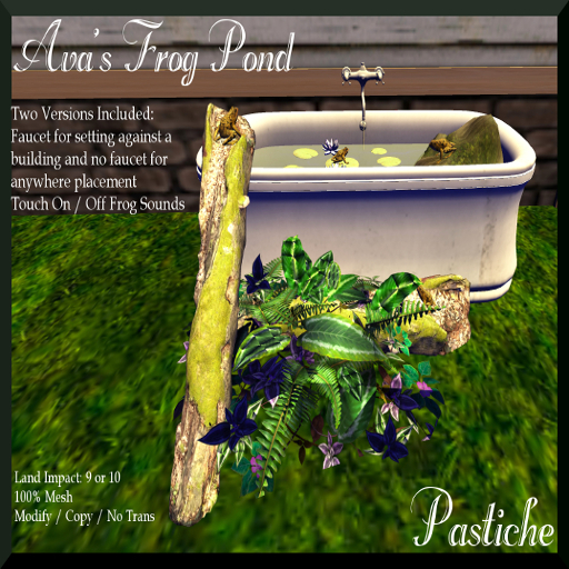 *Pastiche* Ava's Frog Pond