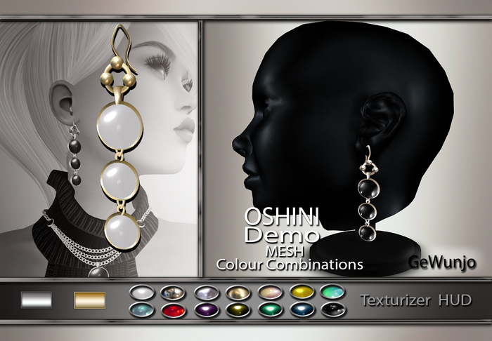 GeWunjo : OSHINI earrings DEMO