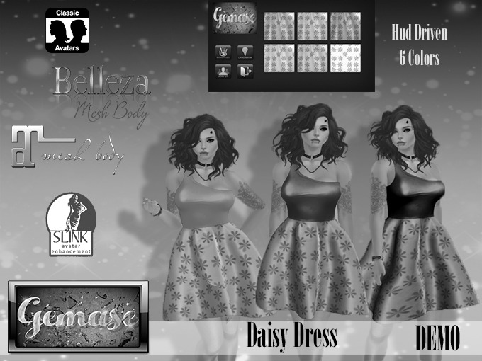 Gemase Designs - Daisy Dress - DEMO - Wear Me