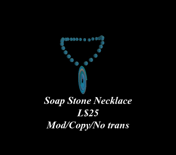 Soap stone necklace 