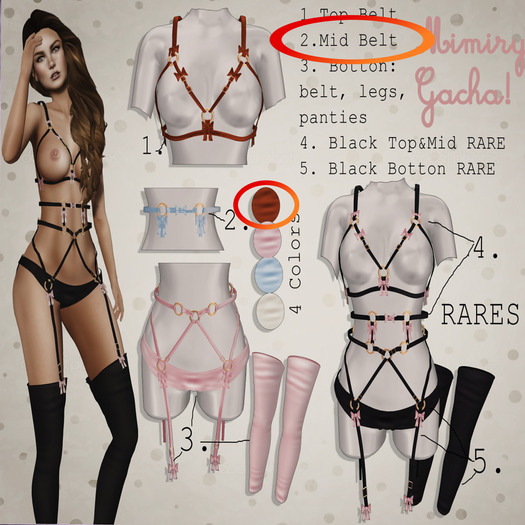 Mimiry Mid Belt Red