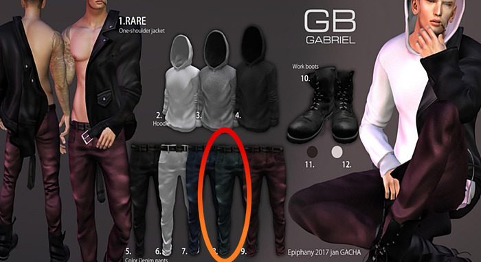 8.::GB:: Color denib pants / Green