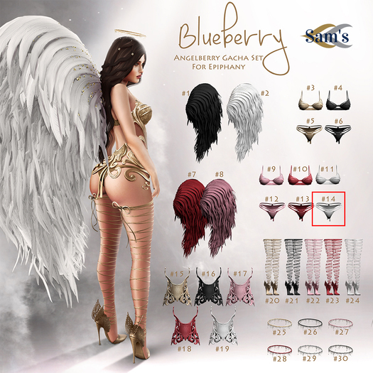 #10 Blueberry - Angelberry -Common- Bra - Lover -Maitreya-