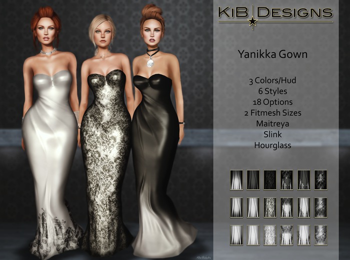 KiB Designs - Yanikka Gown FATPACK