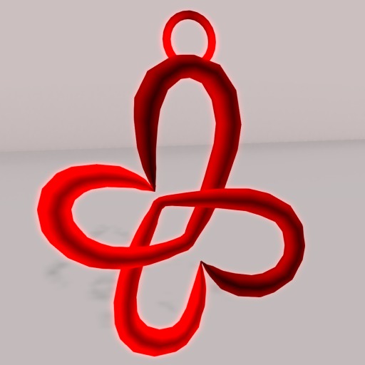 {Papillon} Ornament (Red)