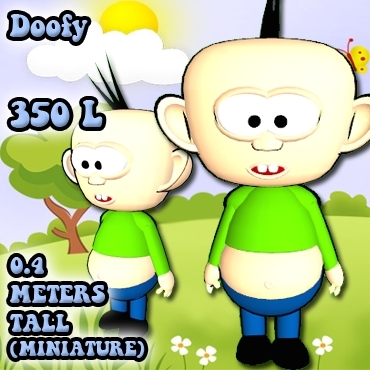 [Screwball Cartoon Avatars] Doofy Miniature Avatar - Micro Avatar