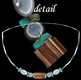 Neck Turquoise Silver Mns Sz
