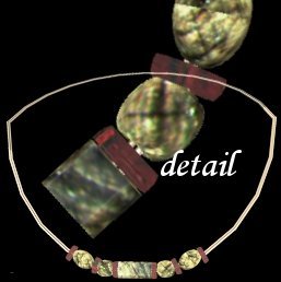 Neck StarGem and Red Tigereye Silver Mns Sz