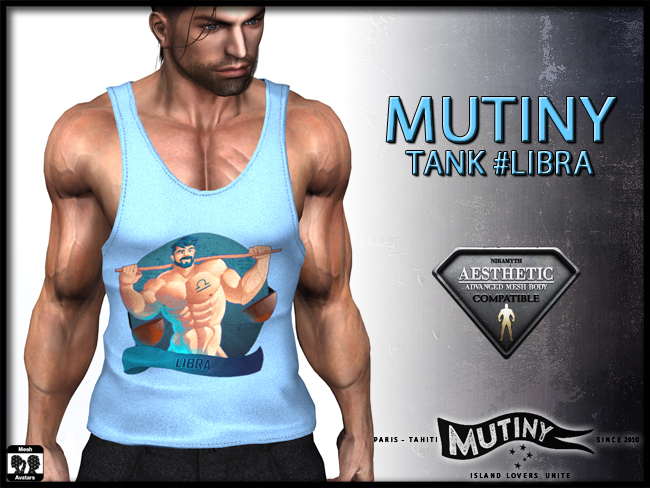 MUTINY TANK #LIBRA (NIRAMYTH) - AESTHETIC