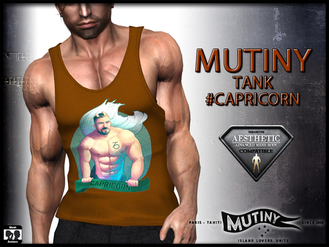 MUTINY TANK #CAPRICORN (NIRAMYTH) - AESTHETIC